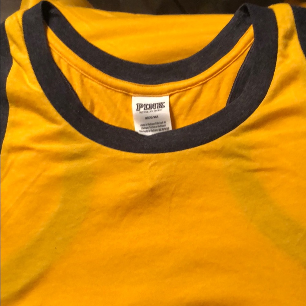 PINK brand Yellow tank top